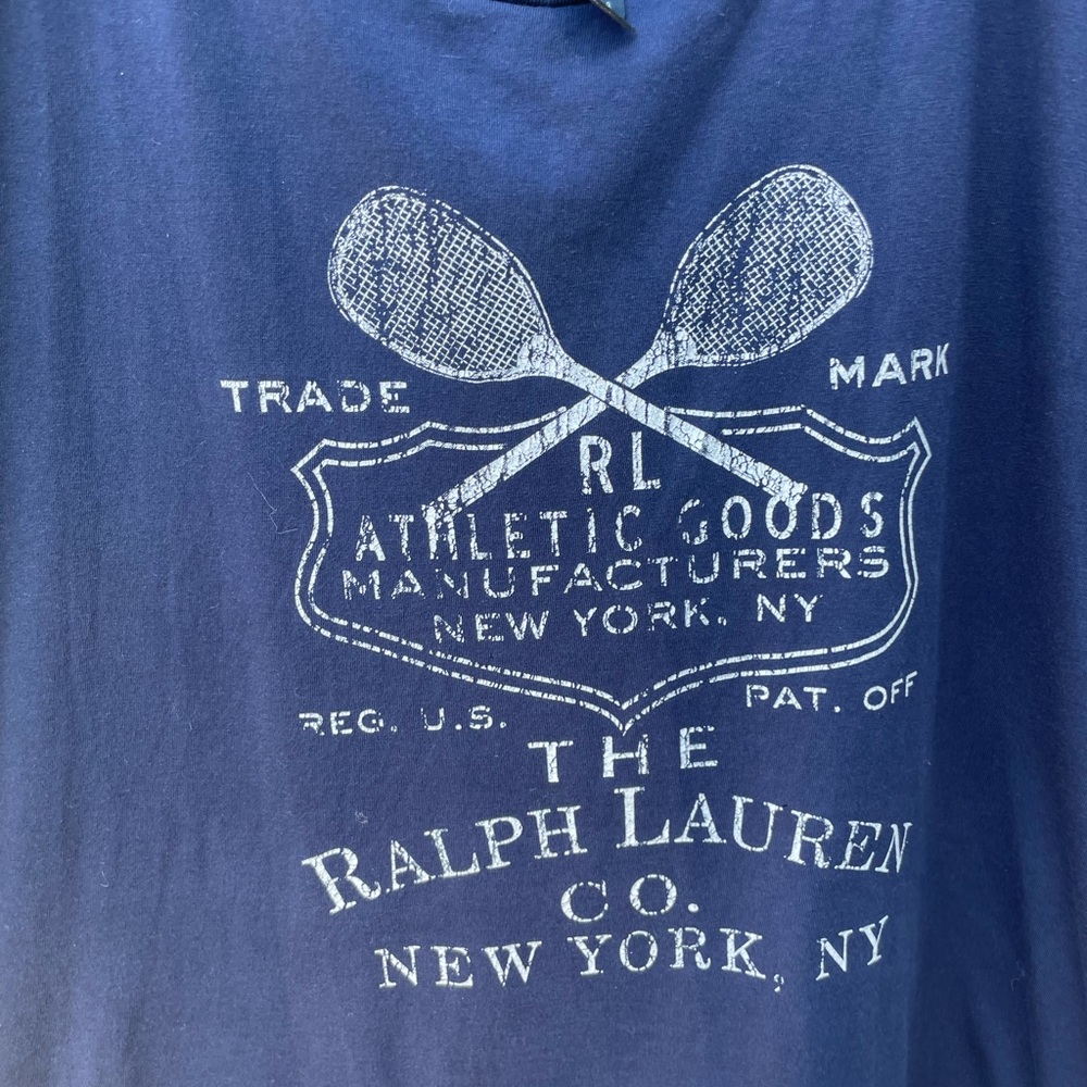 Ralph Lauren Men's Navy Graphic Tee
